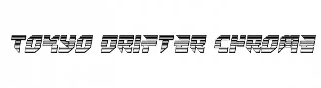 Tokyo Drifter Chrome  les polices de caractères gratuit tlcharger