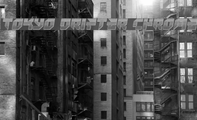 Tokyo Drifter Chrome Font examples