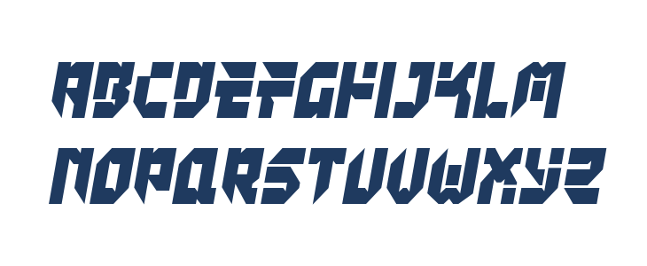 Tokyo Drifter Condensed Lowercase