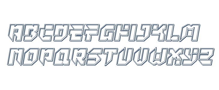 Tokyo Drifter Engraved Lowercase