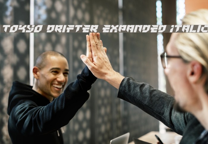 Tokyo Drifter Expanded Italic Example 2