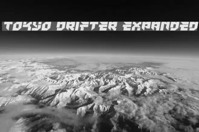 Tokyo Drifter Expanded Font examples