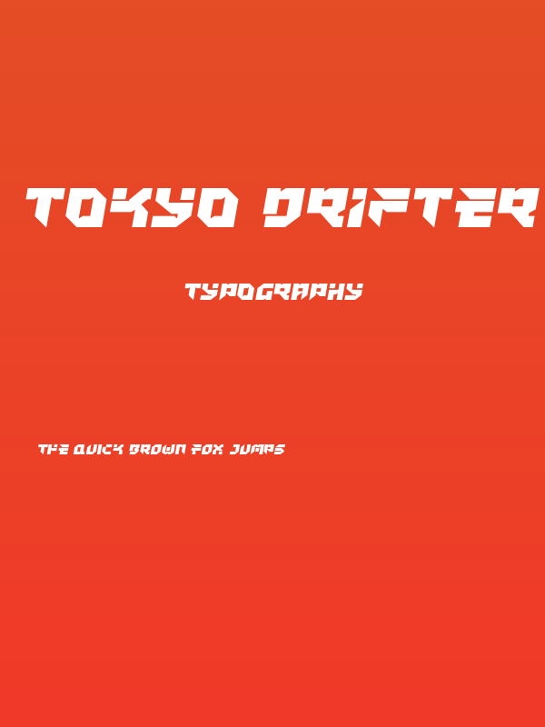Tokyo Drifter Expanded Poster