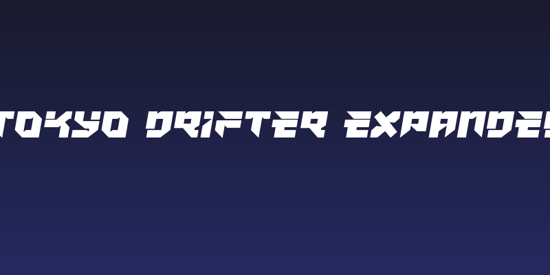 Tokyo Drifter Expanded Social Header