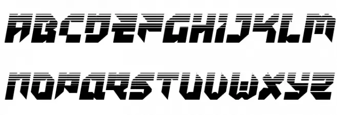 Tokyo Drifter Halftone Schriftart Groß