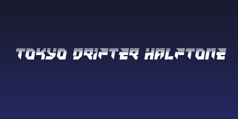 Tokyo Drifter Halftone Social Header
