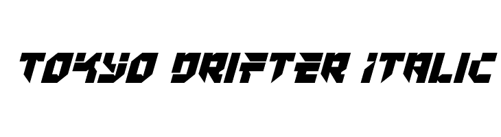 Tokyo Drifter Italic  Frei Schriftart Herunterladen