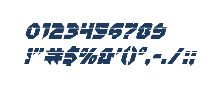 Tokyo Drifter Laser Italic Other Characters