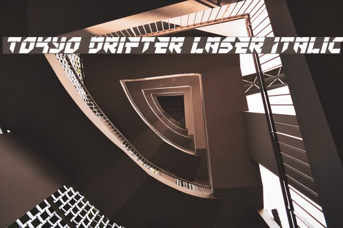 Tokyo Drifter Laser Italic Example 2