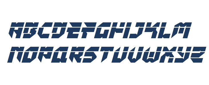 Tokyo Drifter Laser Italic Lowercase
