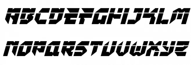 Tokyo Drifter Laser Italic خط أحرف صغيرة