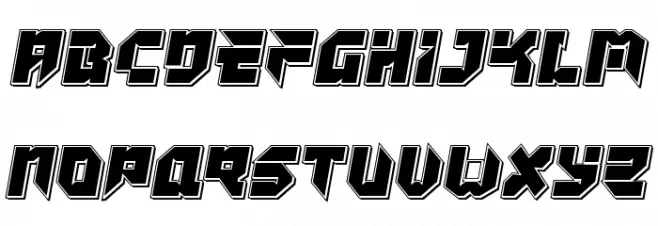 Tokyo Drifter Punch Schriftart Groß