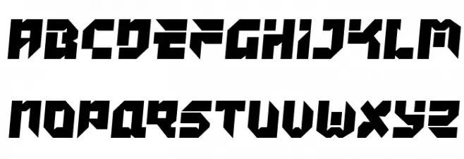 Tokyo Drifter Semi-Italic Polices MAJUSCULES