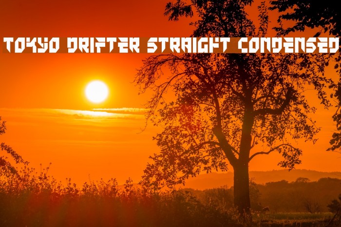 Tokyo Drifter Straight Condensed Example 3