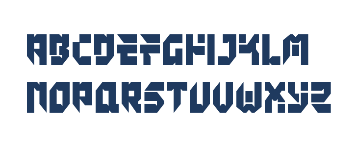 Tokyo Drifter Straight Condensed Lowercase