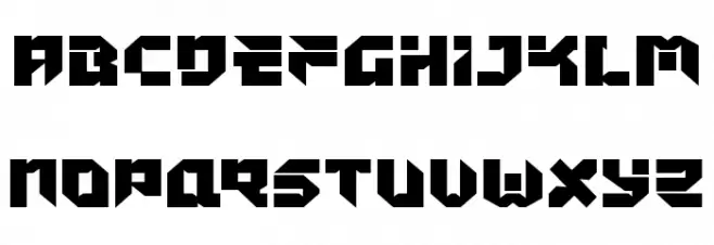 Tokyo Drifter Straight Expanded Fuentes MAYÚSCULAS