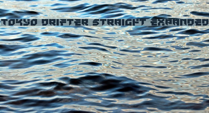 Tokyo Drifter Straight Expanded Font examples