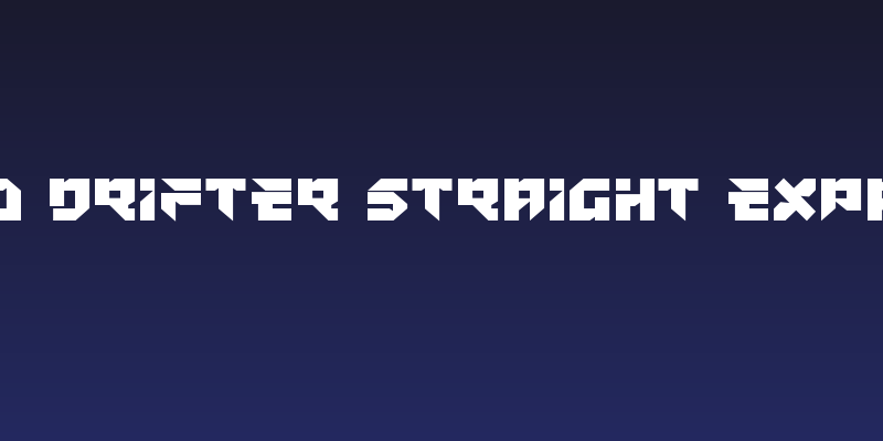 Tokyo Drifter Straight Expanded Social Header