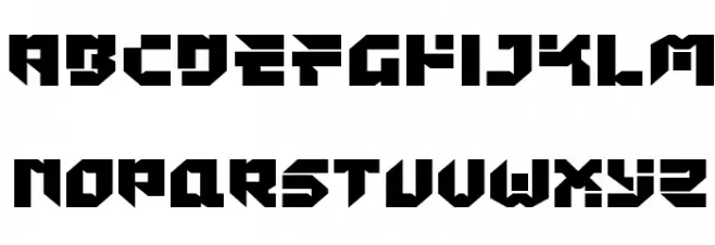 Tokyo Drifter Straight Expanded फ़ॉन्ट लोअरकेस