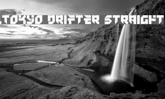Tokyo Drifter Straight Font examples