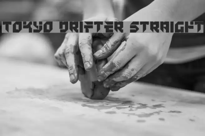 Tokyo Drifter Straight Font examples