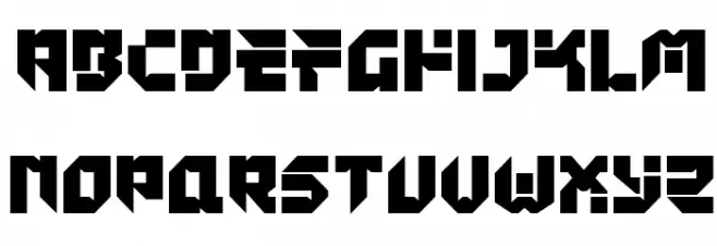 Tokyo Drifter Straight फ़ॉन्ट लोअरकेस