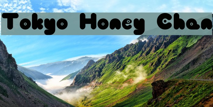Tokyo Honey Chan Font examples
