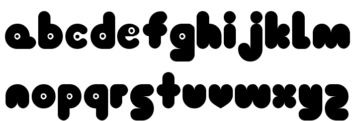 Tokyo Honey Chan Font LOWERCASE