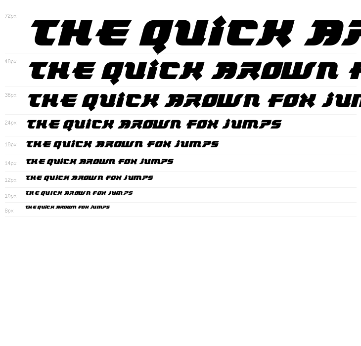 Tokyo Knights Italic Waterfall