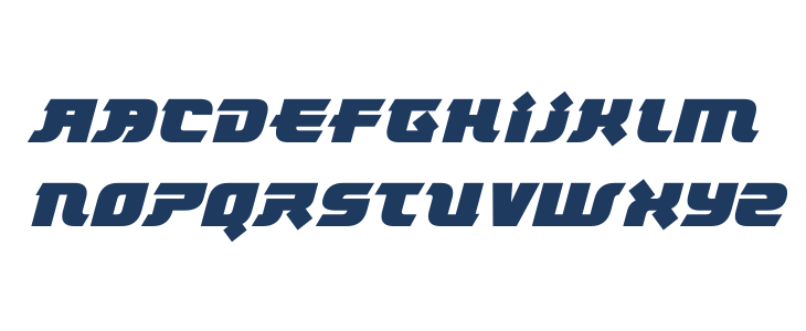 Tokyo Knights Italic Lowercase