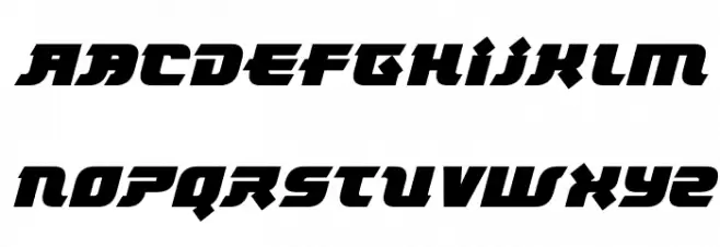Tokyo Knights Italic Fuentes MINÚSCULAS