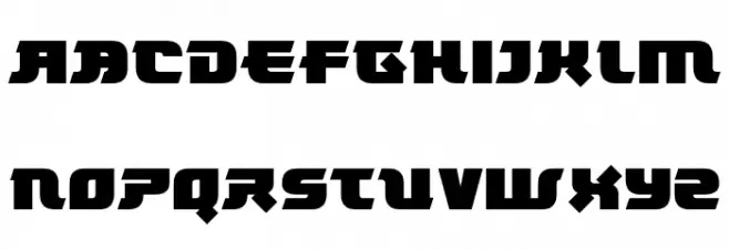 Tokyo Knights 字体 大写
