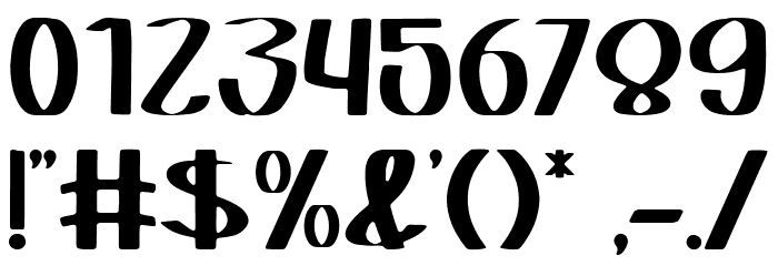 Tokyo Night Font OTHER CHARS