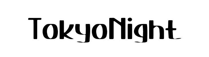 Tokyo Night  Free Fonts Download