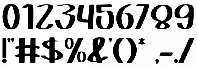 Tokyo Night Font OTHER CHARS