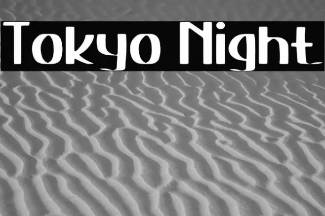 Tokyo Night Font examples