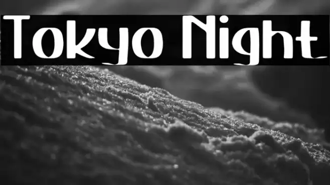Tokyo Night Font examples