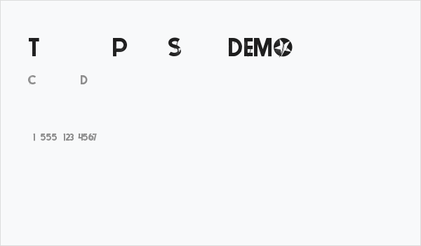 Tokyo Pop Star DEMO Business Card