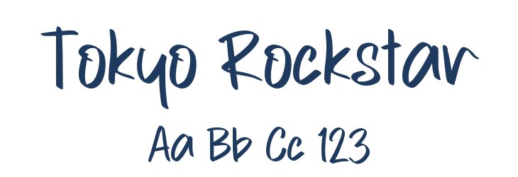 Tokyo Rockstar Font Preview