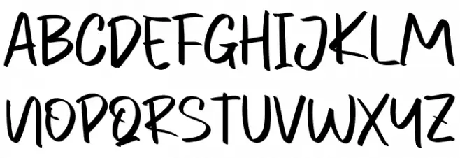 Tokyo Rockstar Font UPPERCASE