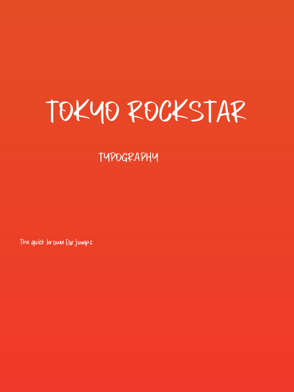 Tokyo Rockstar Poster