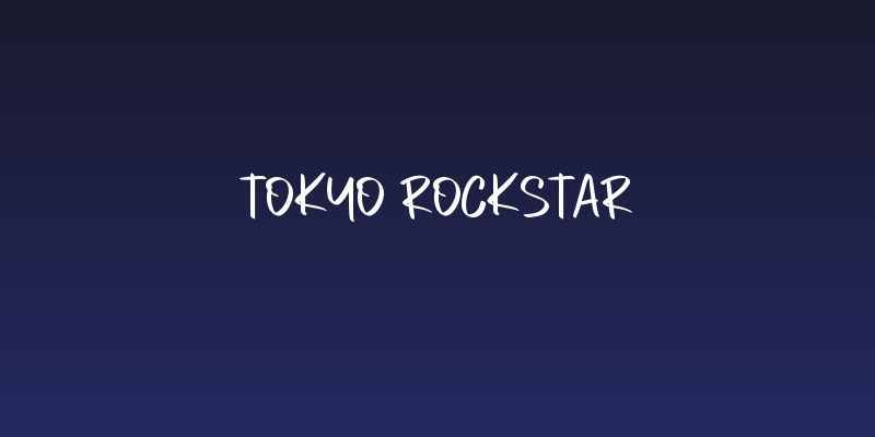Tokyo Rockstar Social Header