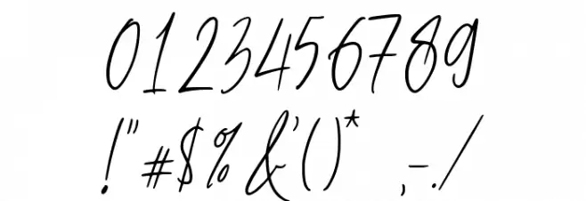 Tokyosign Demo Version Font OTHER CHARS