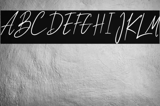 Tokyosign Demo Version Font examples