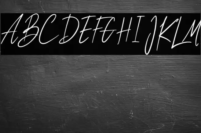 Tokyosign Demo Version Font examples