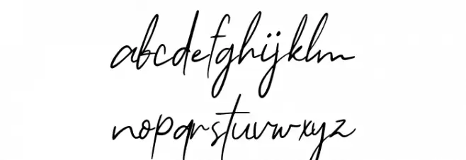 Tokyosign Demo Version 字体 小写