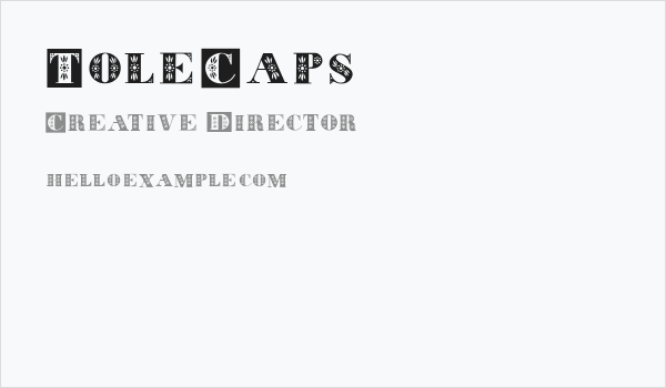 ToleCaps Business Card