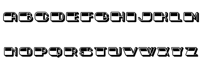 Toledo Filled Partial Regular Font LOWERCASE