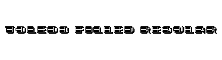 Toledo Filled Regular  Frei Schriftart Herunterladen