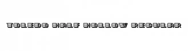 Toledo Half Hollow Regular  font caratteri gratis